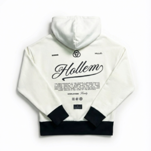 PUNCH HOODIE MARFIL Y NEGRO